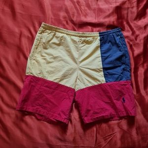 Colourblocked Polo Shorts